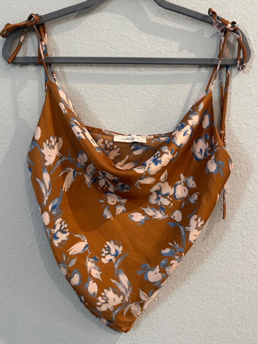 Audrey 3+1 Satin Top